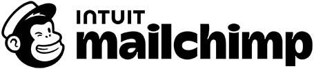 Mailchimp Intuit Eyebrow Logo Black